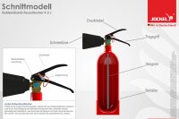 Gewerbe-Feuerl&ouml;scher 2 Kilo K2J