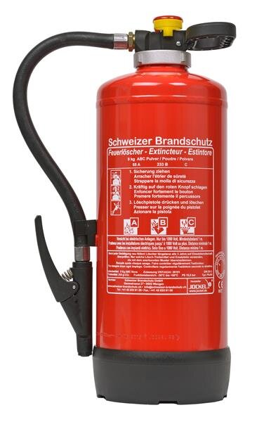 &Uuml;bungs-Feuerl&ouml;scher Pulver 6-9-12kg.