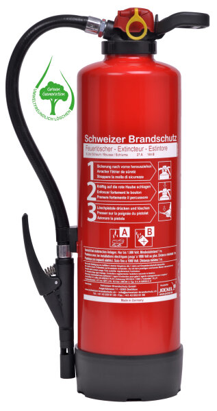Schaum-Feuerl&ouml;scher Fluorfrei 6 Liter S6 JX 34 Green 2.0
