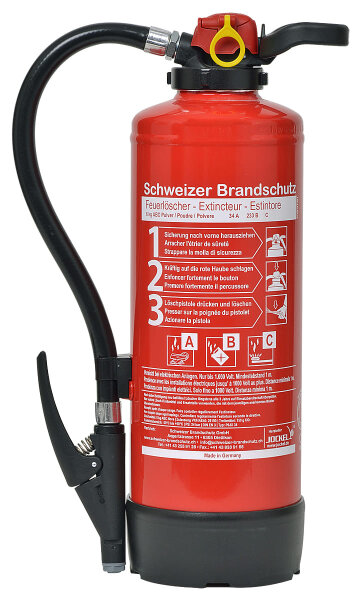 LKW Feuerl&ouml;scher Pulver 6 Kilo